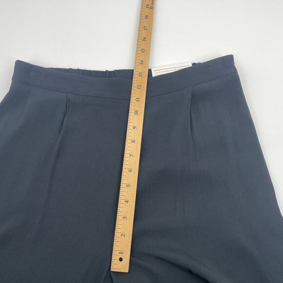 New SOFT SURROUNDINGS Casiani Pant Missy's Size 12 Wide Leg High Waist Black - Picture 10 of 12